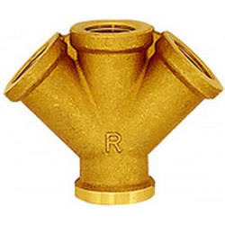 Répartiteur pneumatique sans coupleur express, Sorties : 3, Raccord G 3/8 filetage femelle pouces
