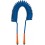 Tuyau flexible spiralé PU avec raccord vissable, Dimensions : 9,5 x 6,3 mm, Raccord G 1/4 pouces, Ø de spirale extérieure 60 mm, Long. : 7,5 m