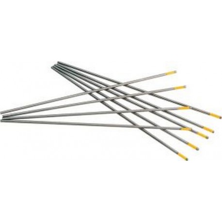 Electrode en tungstène couleur dorée, Ø : 1,6 mm (Par 10)