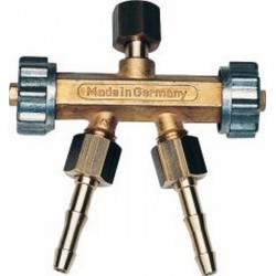 Soupape de dérivation double, Modèle : Gaz combustible G 3/8'' L