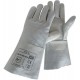 Gant de soudeur, cuir grainÃ©/cuir refendu combinÃ©/Cuir vachette nervurÃ© avec protection du poignet, Taille : 10 (par 12)