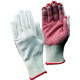 Gant en tricot, coton polyester, blanc, Taille : 7 (par 12)