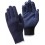 Gant en tricot, coton polyester, bleu, Taille : 8 (par 12)