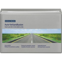 Trousse de secours pour véhicules classique, Dimensions : 260 x 170 x 80 mm