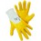 Gants en nitrile Mechanic jaune, Taille : 10 (par 12)