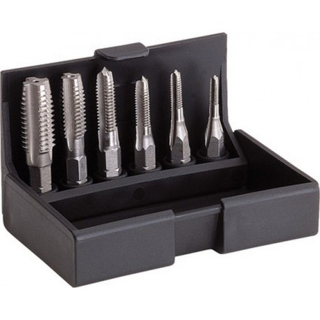 Jeu HexTap S, Contenu : 1 embout de taraudage de chaque taille 3 4 5 6 8 10, Acier -850 N