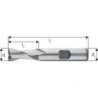 Fraise à rainurer extra courte, type N, en acier à coupe rapide à 8% de cobalt, sans revêtement, Ø d1 - e8 : 7,5 mm, Long. totale l1 60 mm