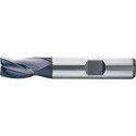 Fraise à rainurer extra courte, type N, en acier à coupe rapide à 8% de cobalt, surface recouverte de TiAIN, Ø d1 - e8 : 8,0 mm, Long. totale l1 61 mm