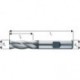 Fraise cylindrique courte, type N, en acier à coupe rapide à 8% de cobalt, sans revêtement, Ø d1 - k10 : 4,0 mm, Long. totale l1 55 mm
