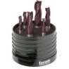 Coffret Fraise Cylindrique TiAlN jeu 4-12mm HB Z 3 FORUM