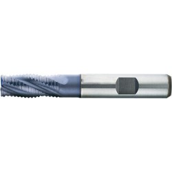 Fraise d'ébauche courte, type NR, 4 dents, en acier à coupe rapide à 5% de cobalt, surface recouverte de TiAIN, Ø d1 - k12 : 20,0 mm