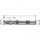 Fraise d'ébauche courte, type HR, 3 à 6 dents, en acier à coupe rapide à 10% de cobalt, sans revêtement, Ø d1 - k12 : 12,0 mm