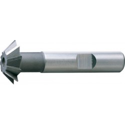 Fraise conique, forme D, 60°, Ø d1 - js16 : 22,0 mm, Long. totale l1 67 mm, Hauteur de coupe b - js 14 9,0 mm, Ø queue d2 - h6 : 12 mm, Dents : 8