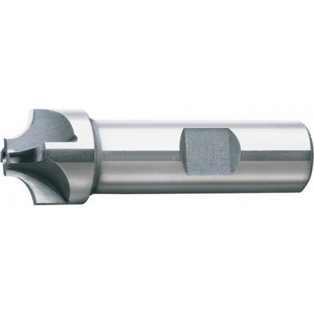 Fraise quart de cercle (fraise concave), Rayon H11 : 3,0 mm, Long. totale 60 mm, Ø maximum 12 mm, Ø minimum en % - js14 : 6 mm, Ø queue - h6 : 12 mm