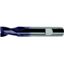 Fraise cylindrique courte, type N, en carbure monobloc, 6535-HB, surface recouverte de TiAIN, Ø d1 - h10 : 2,0 mm, Long. totale l1 50 mm
