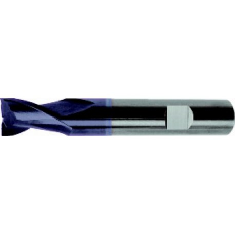 Fraise cylindrique courte, type N, en carbure monobloc, 6535-HB, surface recouverte de TiAIN, Ø d1 - h10 : 5,0 mm, Long. totale l1 54 mm