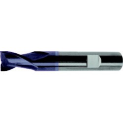 Fraise cylindrique courte, type N, en carbure monobloc, 6535-HB, surface recouverte de TiAIN, Ø d1 - h10 : 10,0 mm, Long. totale l1 66 mm