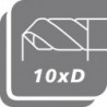 Foret hélicoïdal D1869 t ype TF Acier rapide 90x3 20mm FORUM