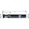 Fraise cylindrique courte, 2 dents, en carbure monobloc pour l'aluminium, Ø d1 - h10 : 16,0 mm, Long. totale l1 82 mm, Long. coupe l2 16 mm