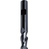 Fraise cylindrique longue, 2 dents, en carbure monobloc pour l'aluminium, Ø d1 - h10 : 18,0 mm, Long. totale l1 92 mm, Long. coupe l2 26 mm