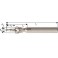 Foret étagé pour avant-trous, queue cylindrique 90° Fraise à carotter, filetage M8, foret h8 (d1) x fraise h6 (d2) 6,8 x 9,0 mm