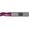 Fraise courte, queue HB, 3 dents, 30°, en carbure monobloc, TiAIN, Ø d1 - h10 : 2,0 mm, Long. totale l1 50 mm, Lames de l2 3 mm, Ø queue d2 - h6 : 6 mm