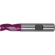 Fraise courte, queue HB, 3 dents, 30°, en carbure monobloc, TiAIN, Ø d1 - h10 : 9,0 mm, Long. totale l1 66 mm, Lames de l2 10 mm, Ø queue d2 - h6 : 10 mm