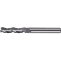 Fraise cylindrique extra longue, 30°, en carbure monobloc, sans revêtement, Ø d1 - h10 : 5,0 mm, Long. totale l1 75 mm, Long. coupe l2 30 mm