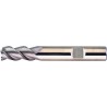 Fraise cylindrique longue, 3 dents, 45°, en carbure monobloc, sans revêtement, Ø d1 - h10 : 16,0 mm, Long. totale l1 92 mm, Long. coupe l2 26 mm