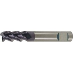 Fraise cylindrique longue, queue HB, en carbure monobloc, Ø d1 - h10 : 8,0 mm, Long. totale l1 60 mm, Long. coupe l2 19 mm