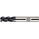 Fraise longue, 3 dents, 45°, en carbure monobloc, recouverte de TiAIN, Ø d1 - h10 : 10,0 mm, Long. totale l1 72 mm, Long. coupe l2 19 mm