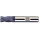 Fraise cylindrique courte, 4 dents, en carbure monobloc, recouverte de TiAIN, Ø d1 - h10 : 8,0 mm, Long. totale l1 58 mm, Long. coupe l2 12 mm