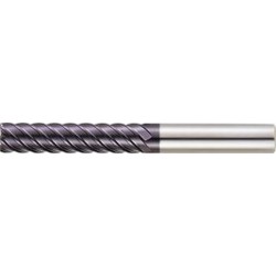 Fraise cylindrique extra long, type H, en carbure monobloc, surface recouverte de TiAIN, de 45°, Ø d1 - e8 : 8,0 mm, Long. totale l1 90 mm