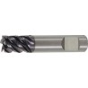 Fraise d'ébauche courte, type HR, en carbure monobloc, surface recouverte de TiAlN, pour le traitement de l'INOX, Ø d1 - h10 : 6,0 mm