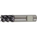 Fraise d'ébauche courte, type HR, en carbure monobloc, surface recouverte de TiAlN, pour le traitement de l'INOX, Ø d1 - h10 : 12,0 mm
