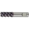 Fraise d'ébauche longue, type HR, en carbure monobloc, surface recouverte de TiAlN, pour le traitement de l'INOX, Ø d1 - h10 : 14,0 mm