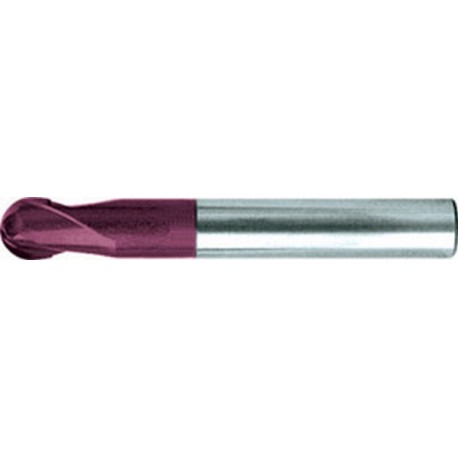 Fraise conique longue, type N, en carbure monobloc, TiAIN, Ø d1 - h10 : 10,0 mm, Long. totale l1 72 mm, Long. coupe l2 8,0 mm, Dégagement : 72 mm
