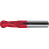 Fraise à rayon, longue, type N, queue DIN 6353-HA, UF, surface à revêtement Fire, Ø d1 - h10 : 1,0 mm, Long. totale I1 38 mm