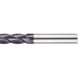 Fraise torique, 4 dents, en carbure monobloc, Ø d1 - e8 : 20,0 mm, Long. totale l1 110 mm, Long. coupe l2 55 mm, Rayon : 1,5 mm, Ø queue d2 - h6 : 20 mm