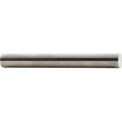 Barreau rond en carbure monobloc, Ø - h6 : 10,0 mm, Long. totale 100 mm, Long. coupe 15 mm