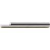 Ébauche de lancette en carbure monobloc, forme A, une face ébauchée, Ø - h6 : 2,5 mm, Long. totale 50 mm, Long. coupe 3,7 mm
