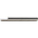 Ébauche de lancette en carbure monobloc, forme A, une face ébauchée, Ø - h6 : 10,0 mm, Long. totale 100 mm, Long. coupe 15 mm