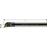 Barre d'alésage ISO 107,5° A..-SDQCR/L, à arrosage interne, Désignation : A12L SDQCR 07, Ø queue - dg7 12 mm, Dimensions Ø min. 18 mm