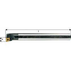 Barre d'alésage ISO 95° A..-PCLNR/L, à arrosage interne, Désignation : A25R PCLNL 12, Ø queue - dg7 25 mm, Dimensions Ø min. 32 mm