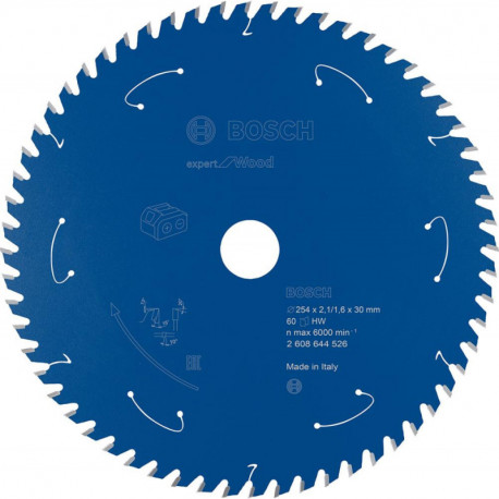 Lame de scie circulaire 254x2.1/1.6x30 T60 Bosch