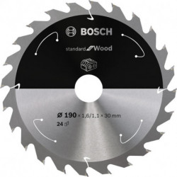Lame de scie circulaire 190x1.6/1.1x30 Z24 Bosch