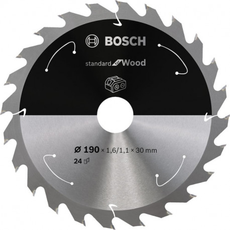 Lame de scie circulaire 190x1.6/1.1x30 Z24 Bosch