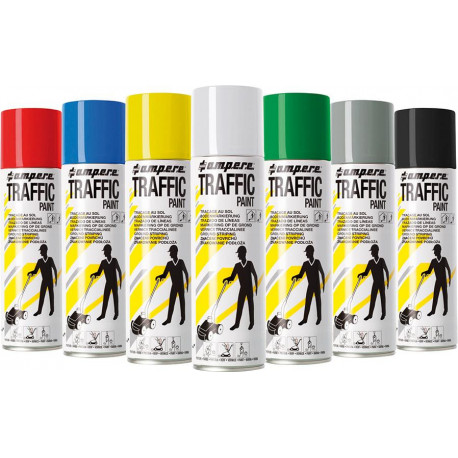 Spray de marquage au sol Traffic 500ml rouge (Par 12)