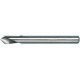 Foret à pointer CN, à queue cylindrique, angle de pointe 90°, en acier à coupe rapide à 5 % de cobalt, DIN 1835-B, surface sans revêtement, Ø h8 : 5 mm