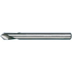 Foret à pointer CN, à queue cylindrique, angle de pointe 90°, en acier à coupe rapide à 5 % de cobalt, DIN 1835-B, surface sans revêtement, Ø h8 : 10 mm